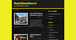 Desktop Screenshot of gayliberation.tv