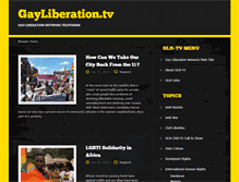 Tablet Screenshot of gayliberation.tv